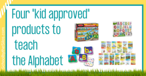 Four "kid approved" Products to Teach the Alphabet| School by the Silos