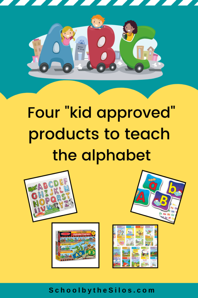 Four "kid approved" products to teach the alphabet| School by the Silos
